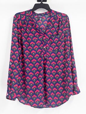 ModCloth Retro Tunic Shirt Blouse L